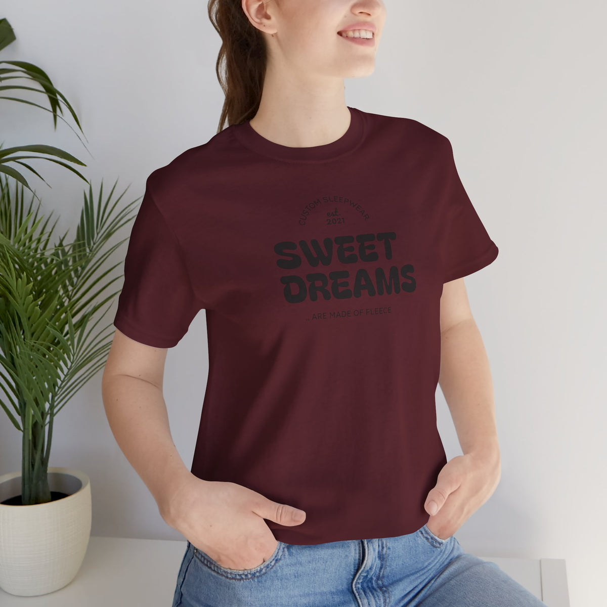 Sweet Dreams T-Shirt — Cute Cozy Graphic Tee for Good Vibes