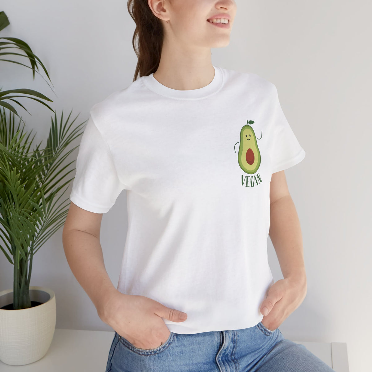 Vegan Avocado T-Shirt — Cute Dancing Avocado Graphic Tee