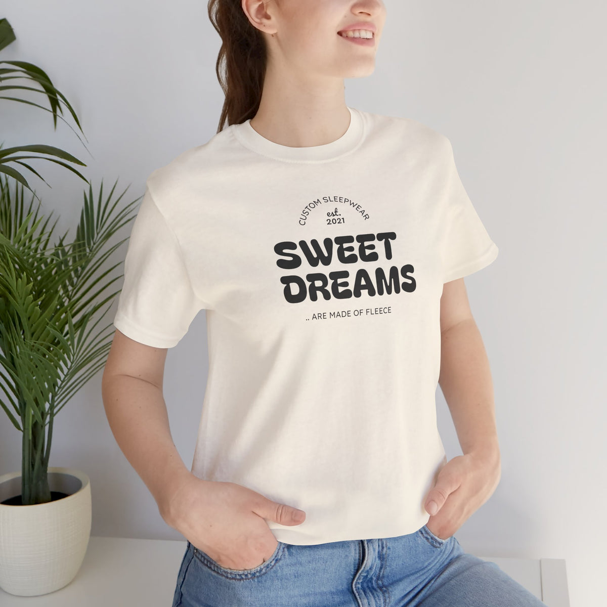 Sweet Dreams T-Shirt — Cute Cozy Graphic Tee for Good Vibes