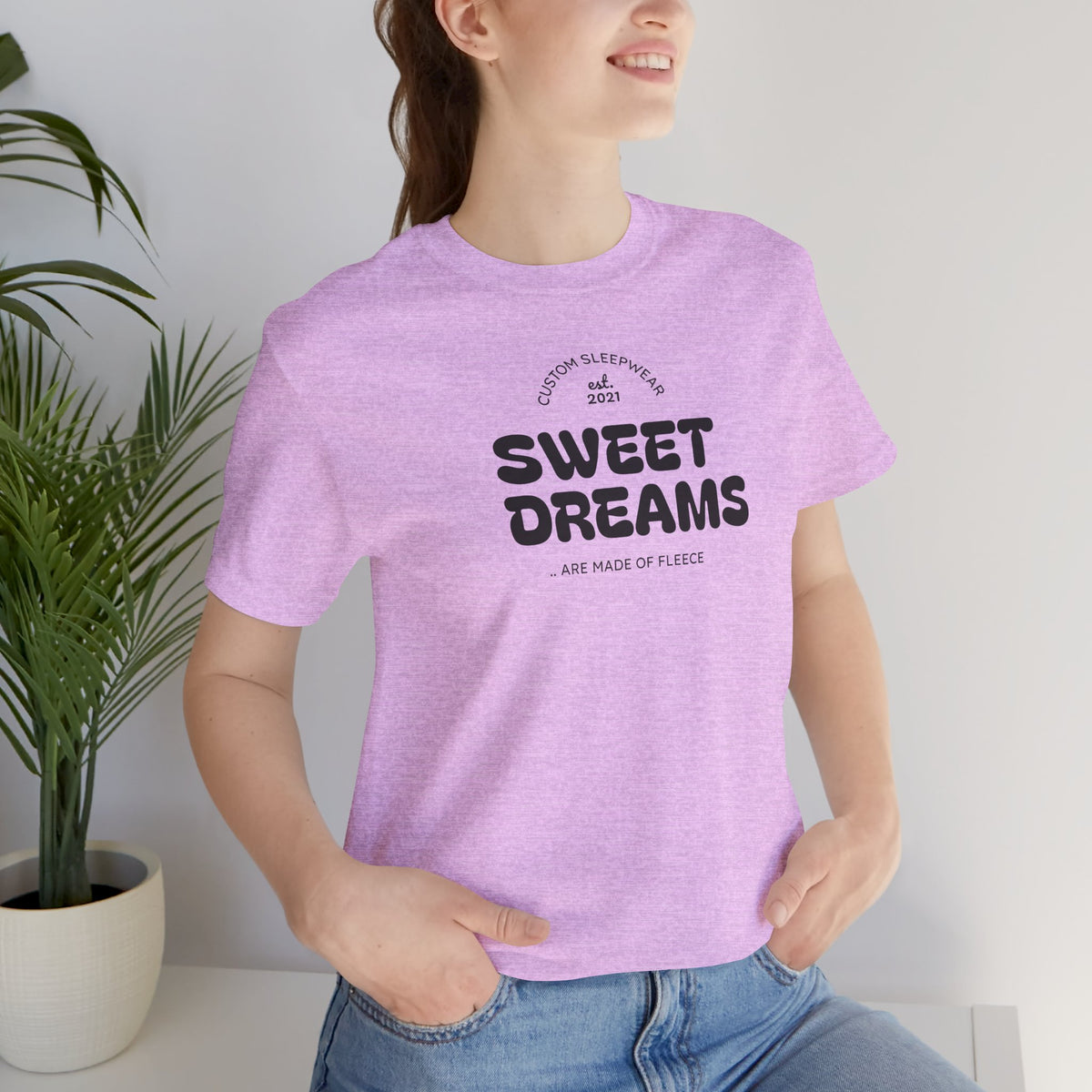 Sweet Dreams T-Shirt — Cute Cozy Graphic Tee for Good Vibes