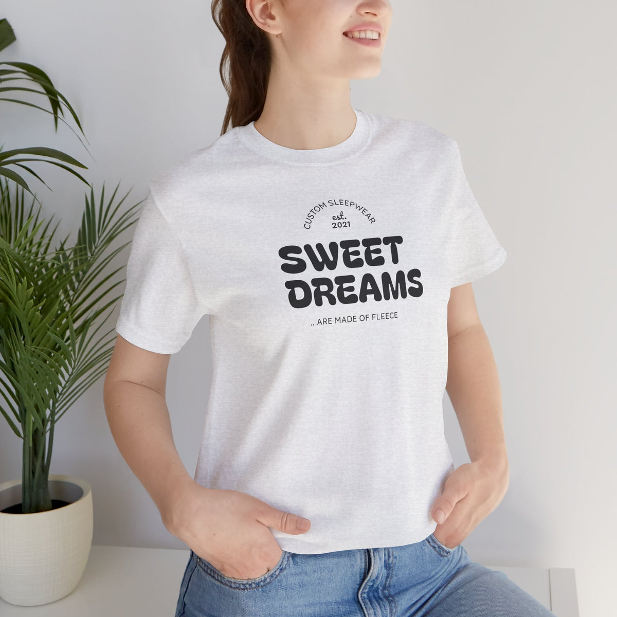 Sweet Dreams T-Shirt — Cute Cozy Graphic Tee for Good Vibes