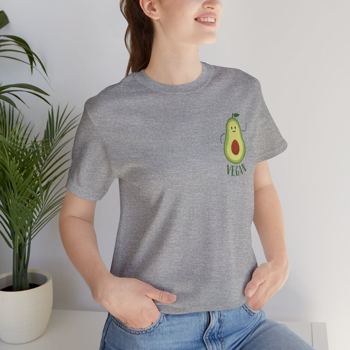 Vegan Avocado T-Shirt — Cute Dancing Avocado Graphic Tee