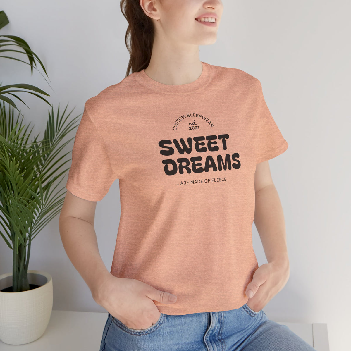Sweet Dreams T-Shirt — Cute Cozy Graphic Tee for Good Vibes